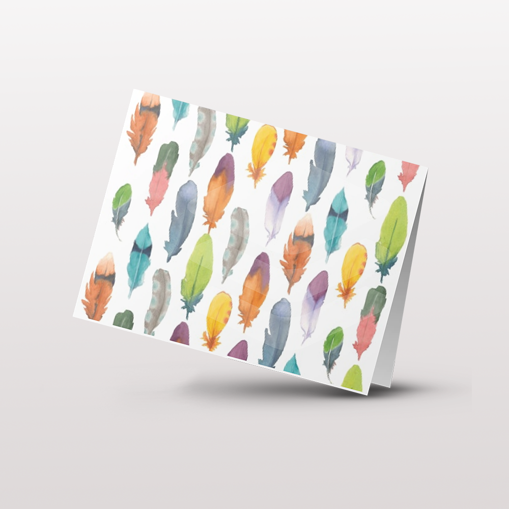 Feather Greeting Cards